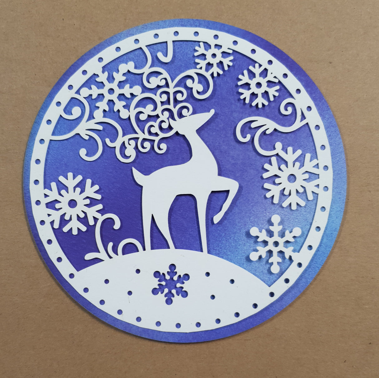 Christmas Embellishment - Purple