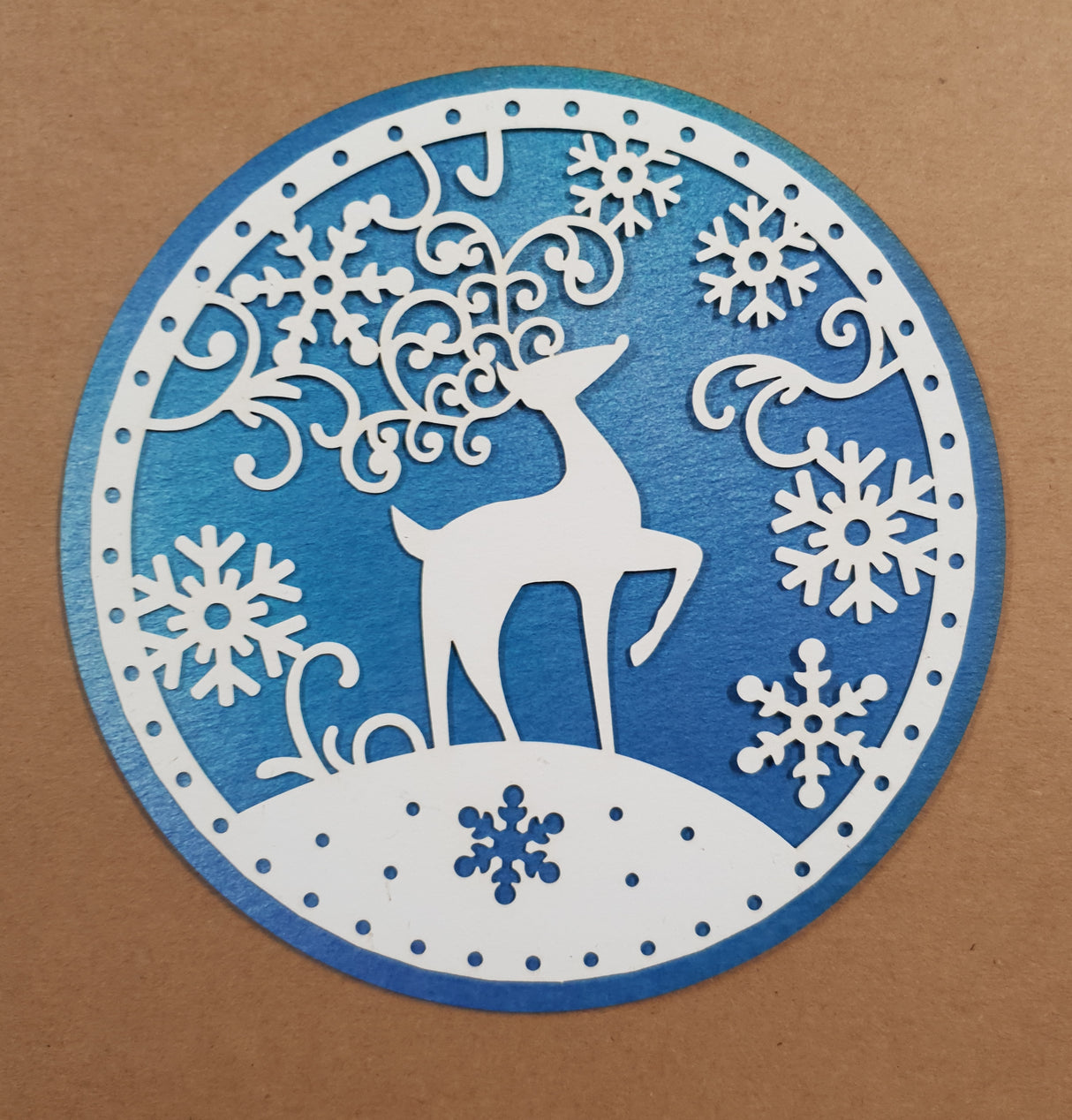 Christmas Embellishment - Blue