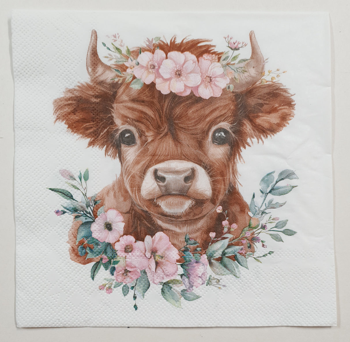 Decoupage Napkin - (DN-8271) - Bessie Cow
