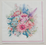 Decoupage Napkin - (DN-8284) - Flowers