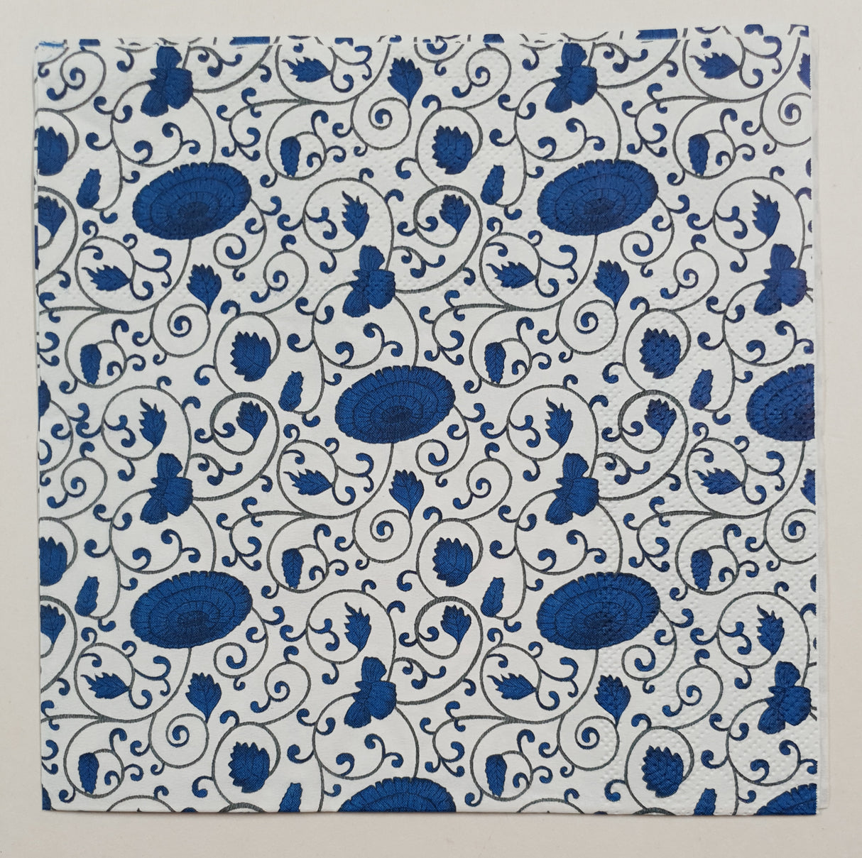 Decoupage Napkin - (DN-8288) - Blue Elouise