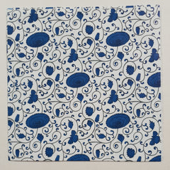 Decoupage Napkin - (DN-8288) - Blue Elouise