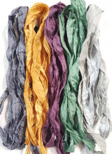 Reclaimed Sari Silk Ribbon - Masquerade