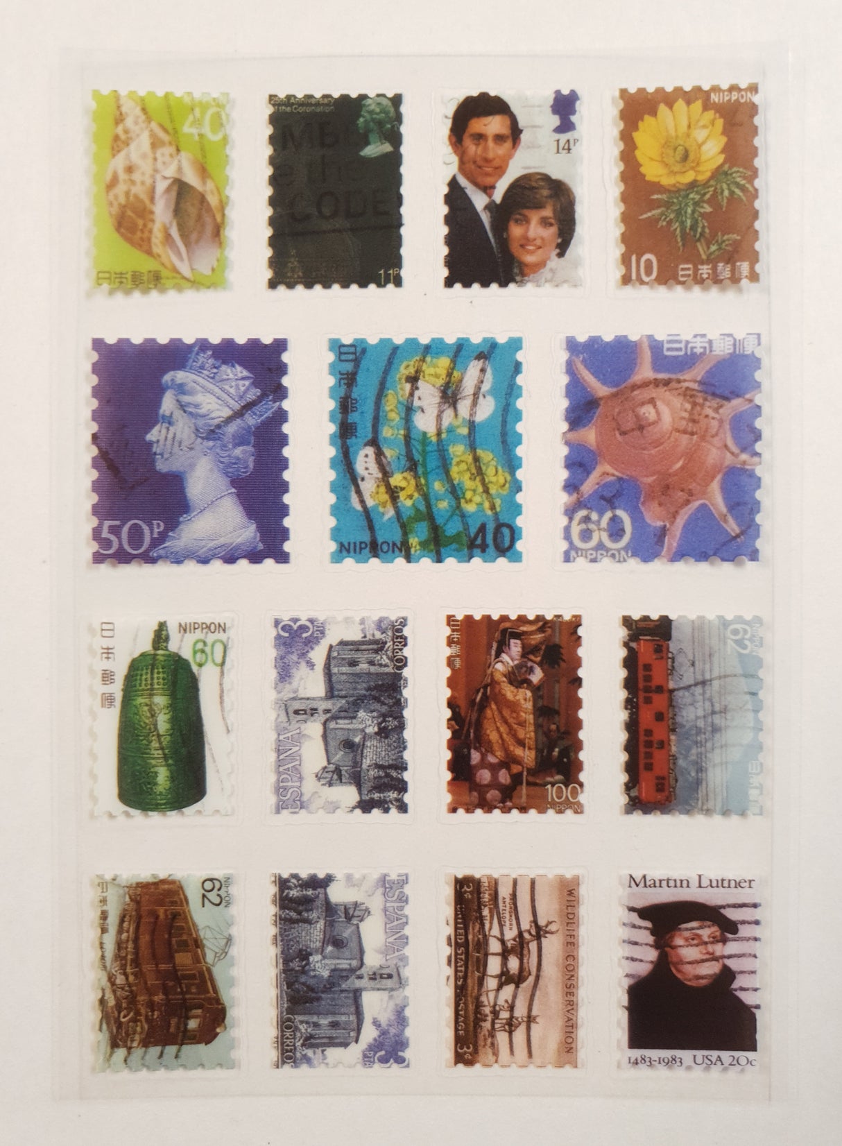 Stamp Stickers - 2054