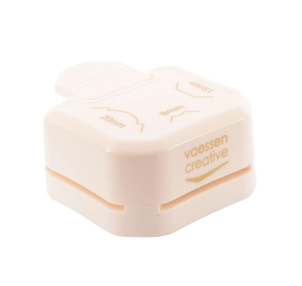 Vaessen Creative - 3-in-1 Corner Tag Punch - Decorative Corners