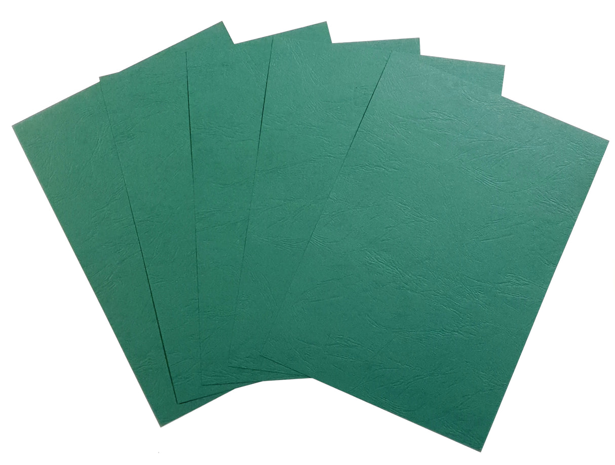 Leather Textured - Card Stock - Green