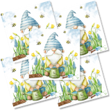 Decoupage Napkin - (DN-8920) - Garden Gnome - Set of 5