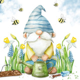 Decoupage Napkin - (DN-8920) - Garden Gnome - Set of 5