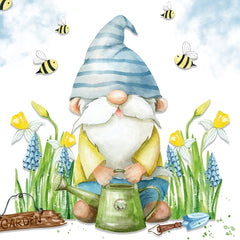 Decoupage Napkin - (DN-8920) - Garden Gnome