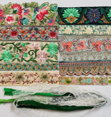 Assorted Embroidered Trim Bundle - 4002