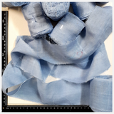 Reclaimed Sari Cotton Ribbon - Flat Rolls - Fractal