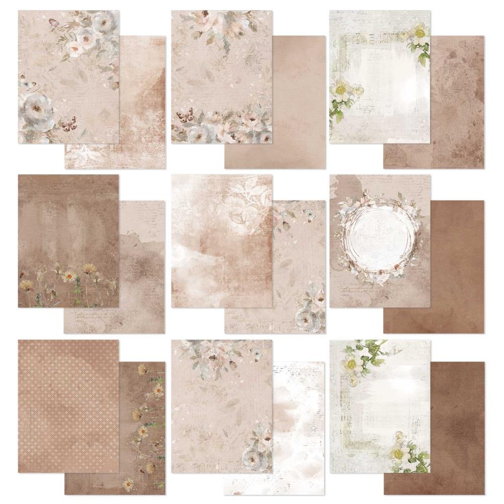 49 and Market - Papers Pack - 6x8 Inch - Toast