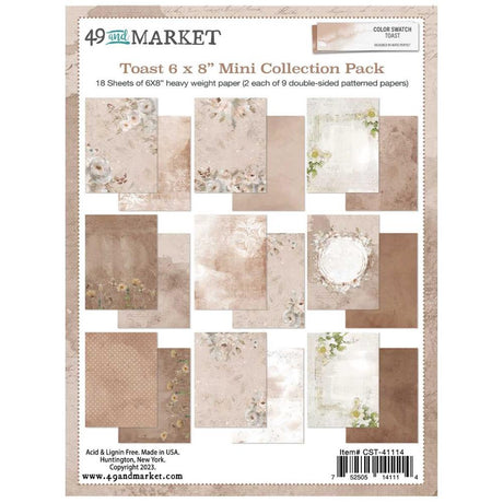 49 and Market - Papers Pack - 6x8 Inch - Toast