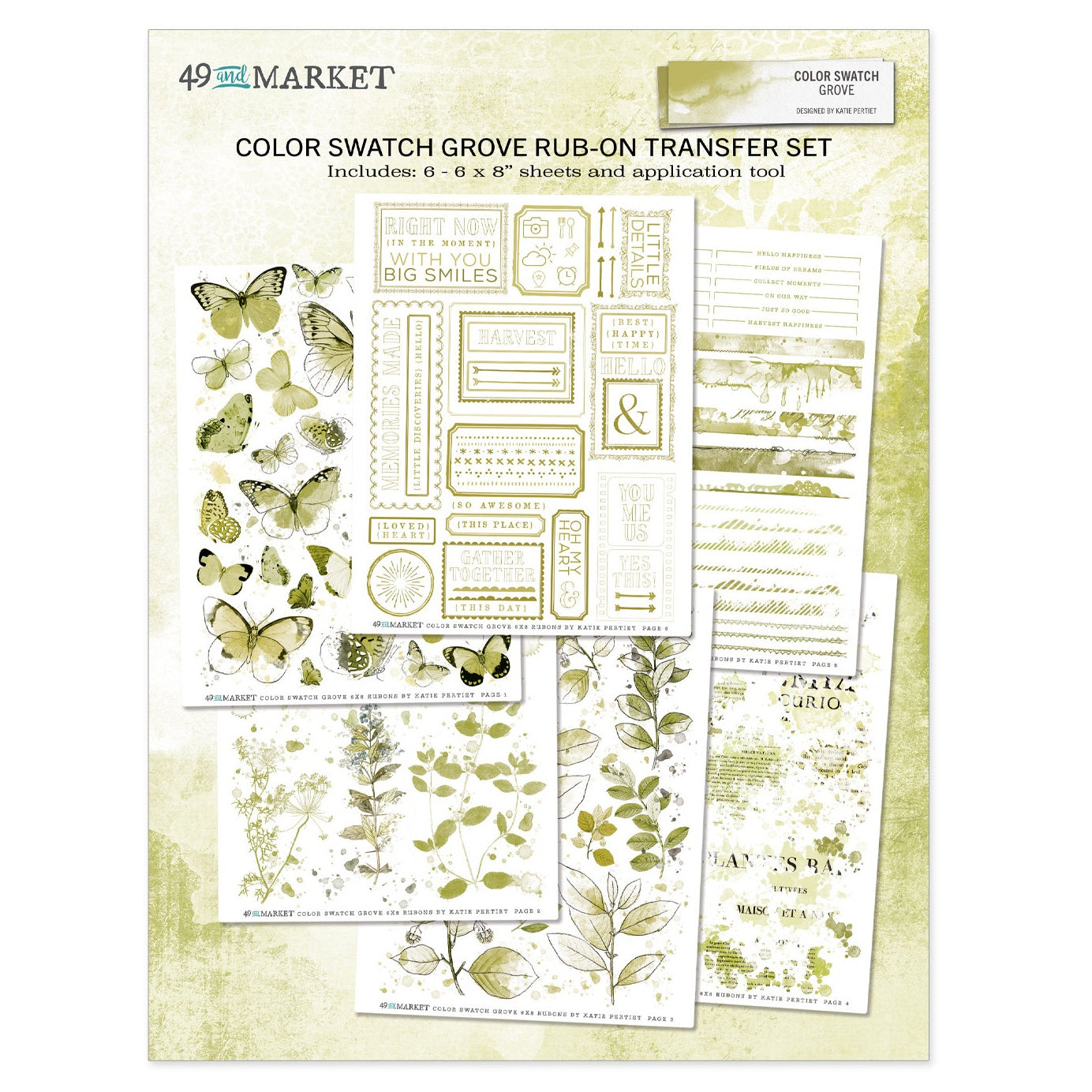 49 and Market - Rub-ons - Grove