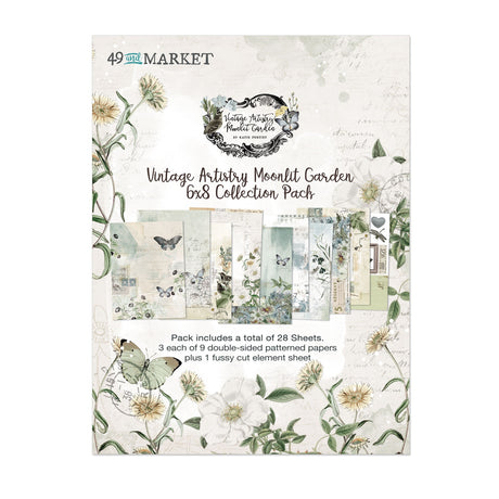 49 and Market - Papers Pack - 6x8 Inch - Vintage Artistry Moonlit Garden