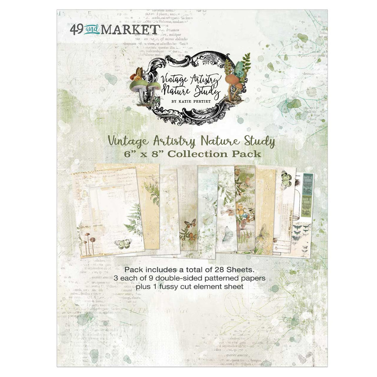 49 and Market - Papers Pack - 6x8 Inch - Nature Study