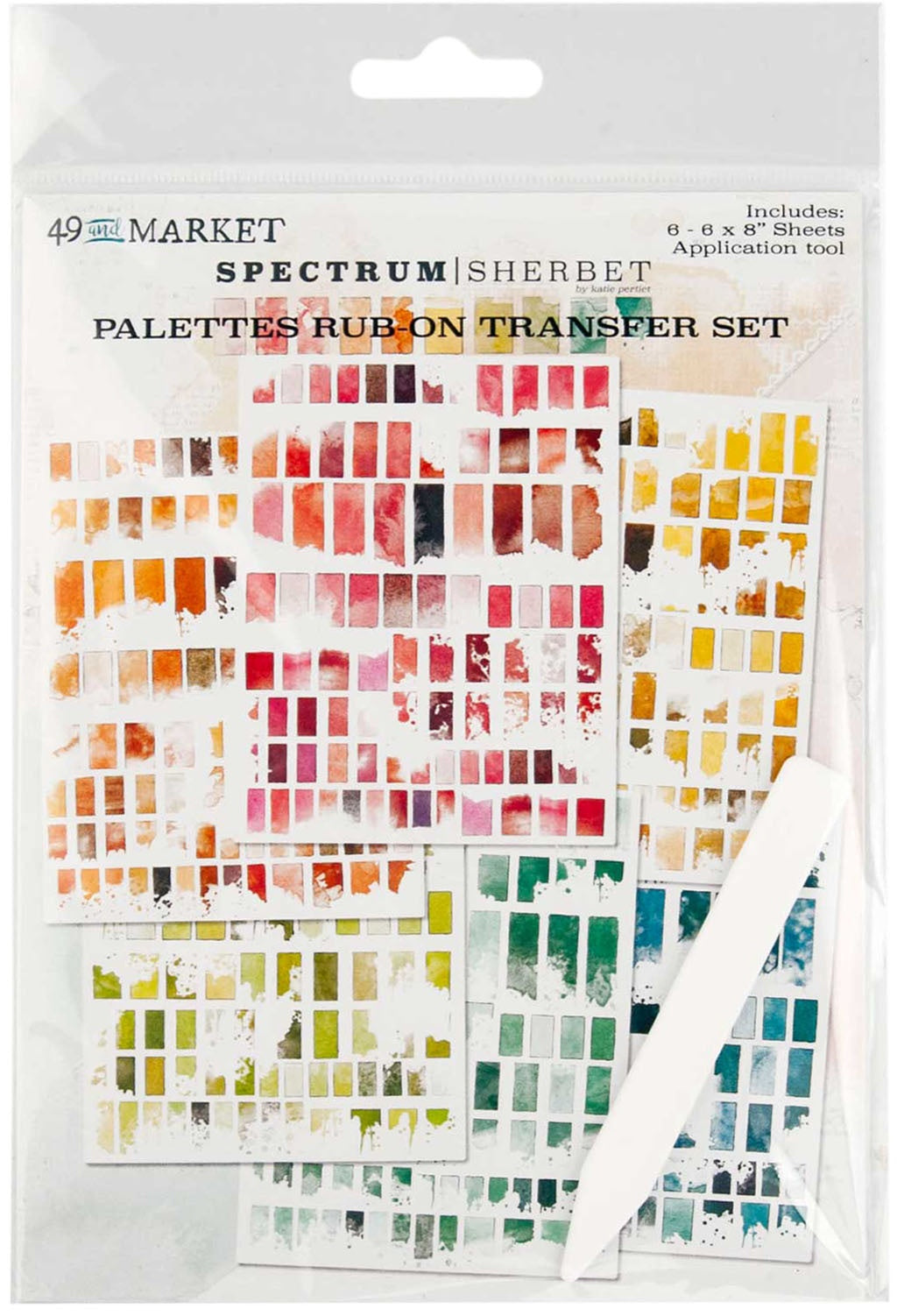 49 and Market - Rub-ons - Spectrum Sherbet - Palettes