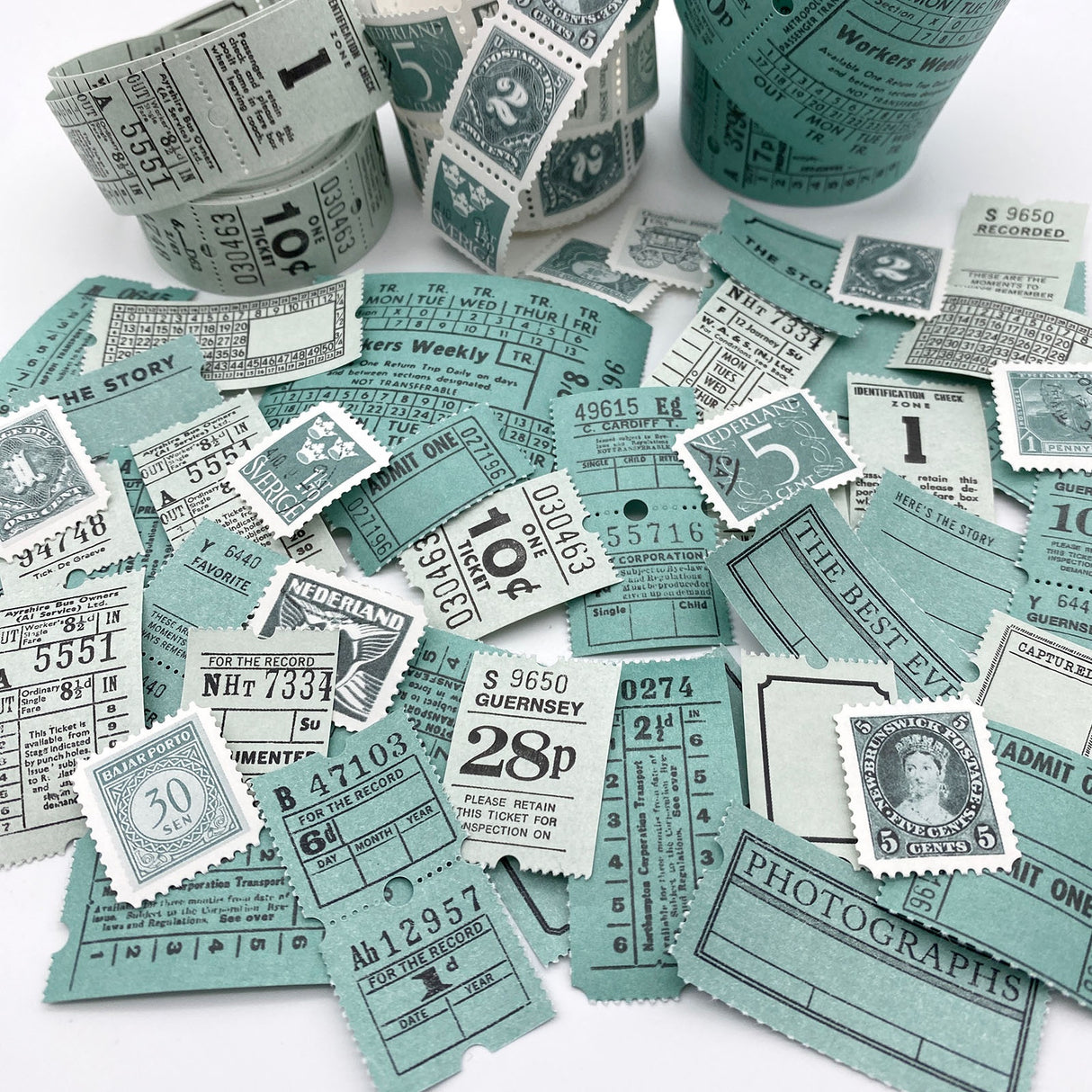 49 and Market - Perforated Tickets & Stamps - Eucalyptus