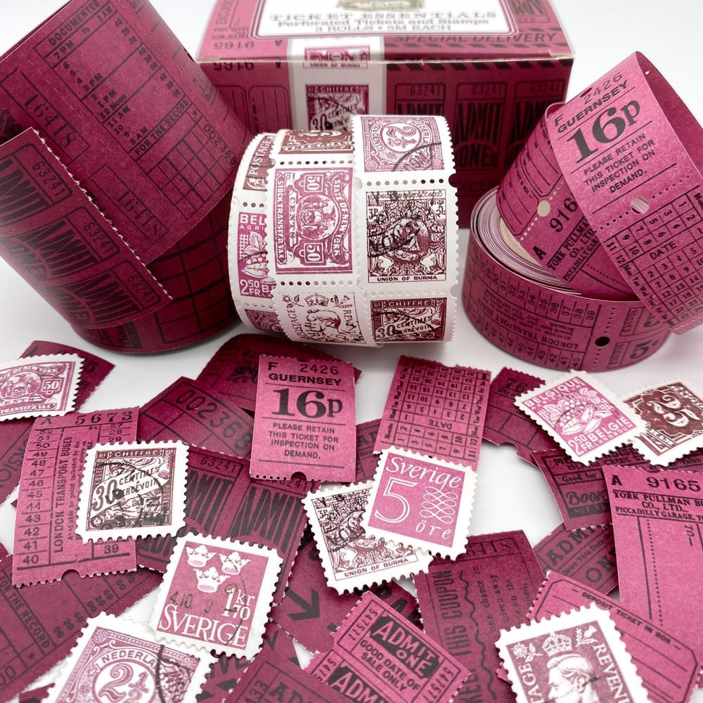 49 and Market - Perforated Tickets & Stamps - Plum