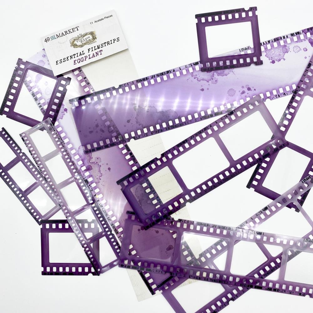 49 and Market - Acetate Filmstrips - Eggplant