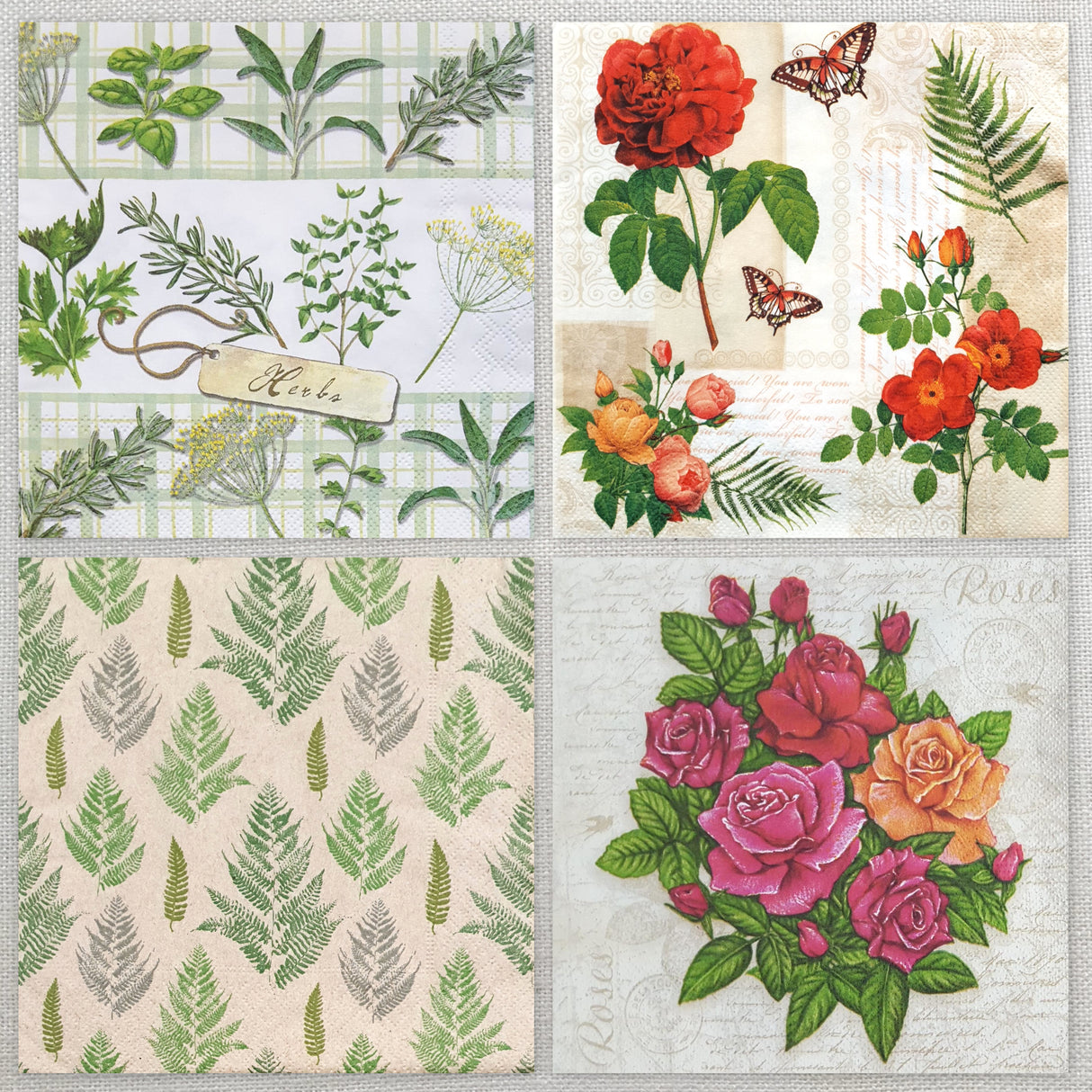 Decoupage Napkins - Set of 4 - (DN-5010)