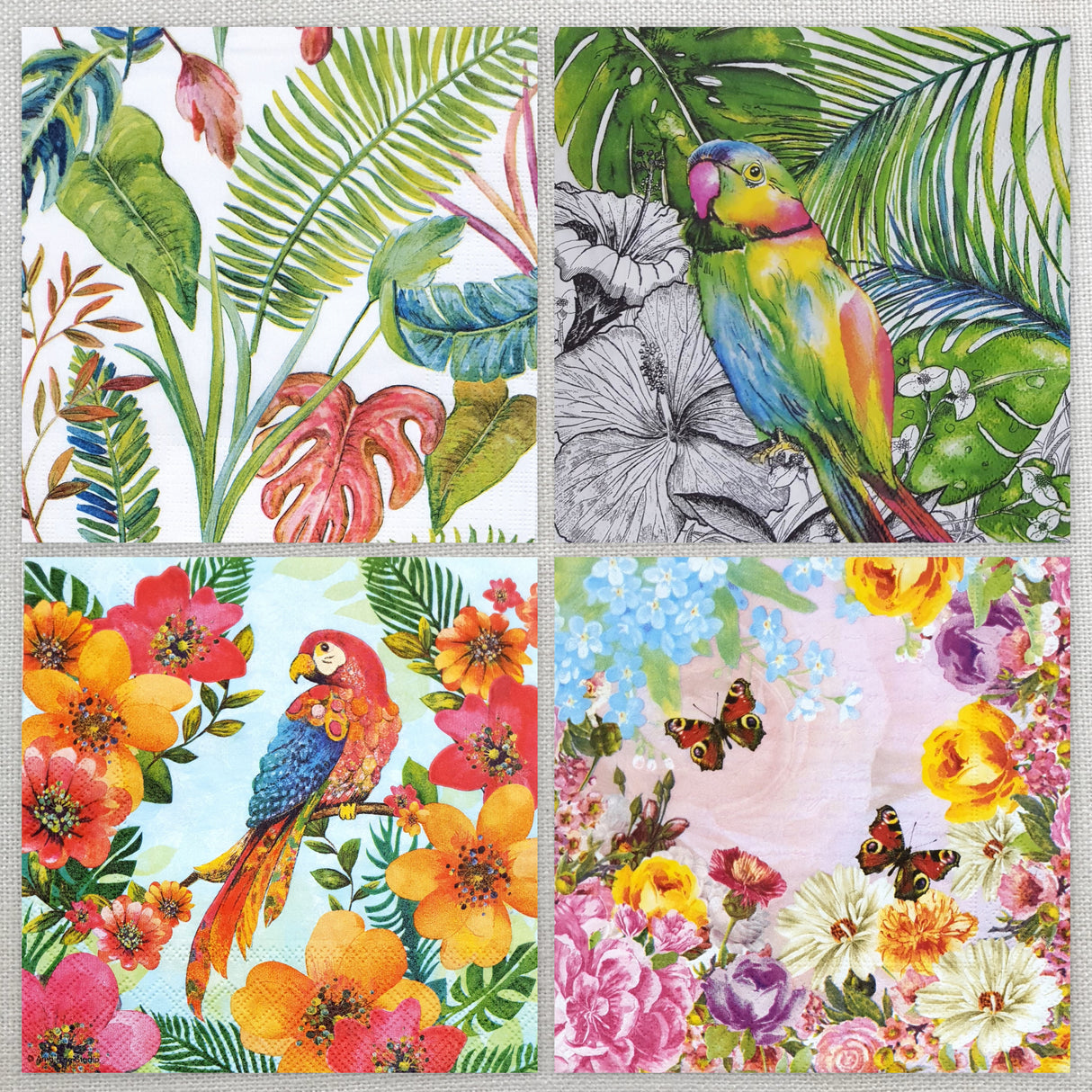 Decoupage Napkins - Set of 4 - (DN-5011)