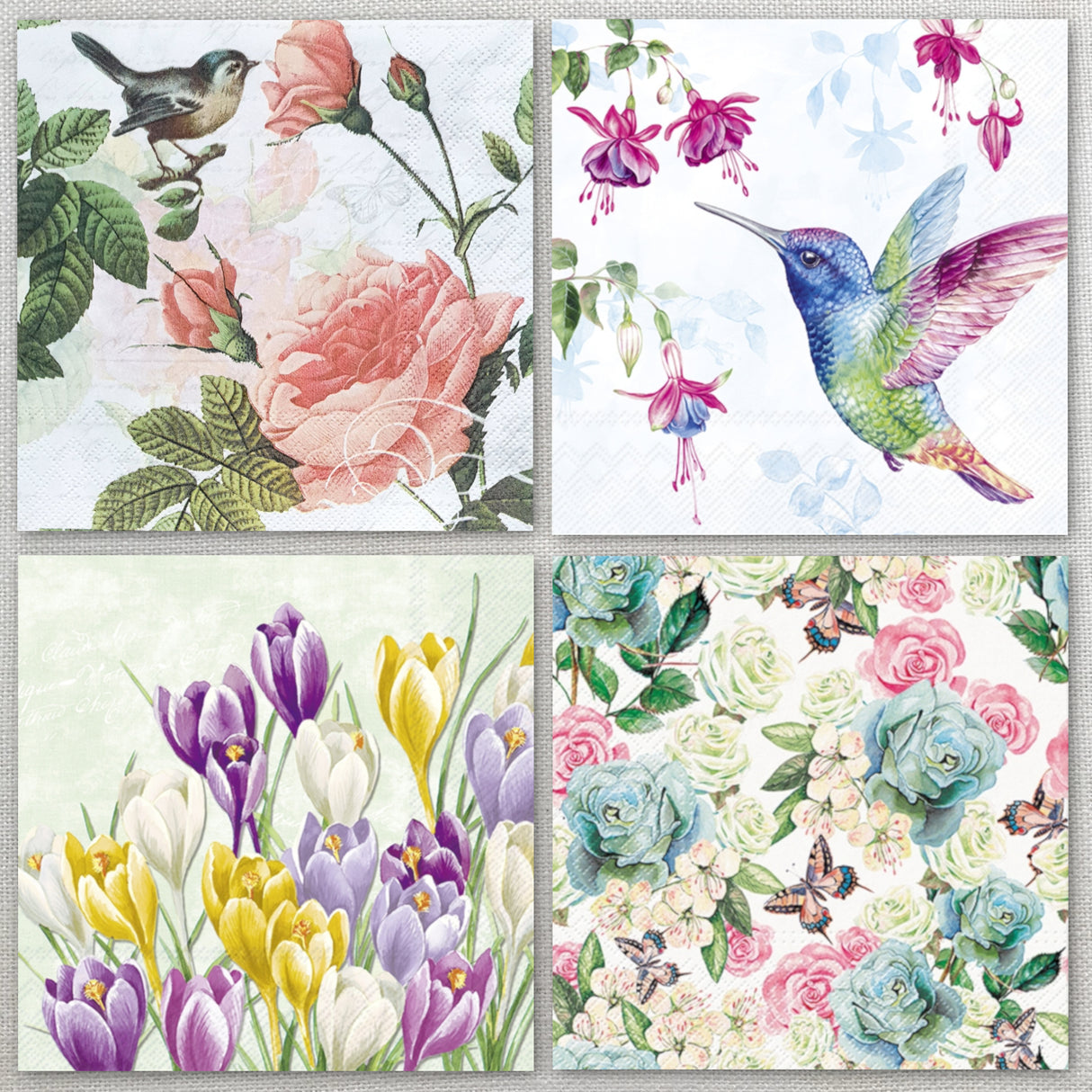 Decoupage Napkins - Set of 4 - (DN-5019)