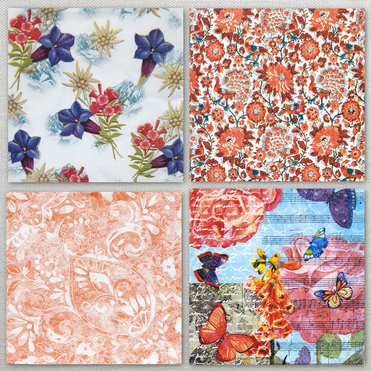 Decoupage Napkins - Set of 4 - (DN-5022)