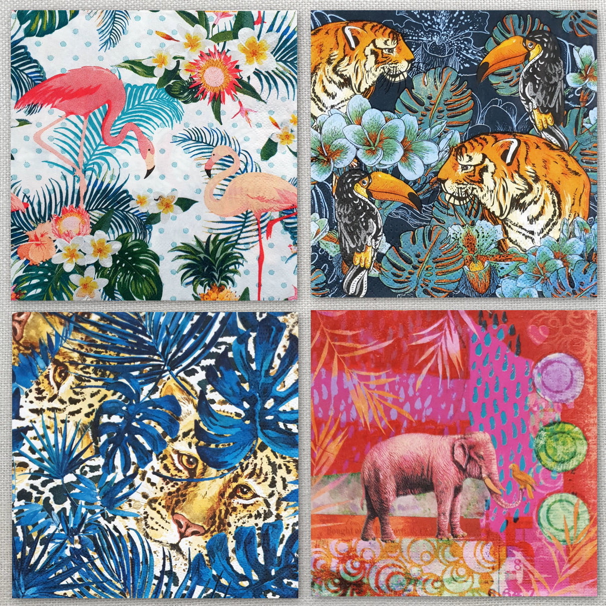 Decoupage Napkins - Set of 4 - (DN-5028)