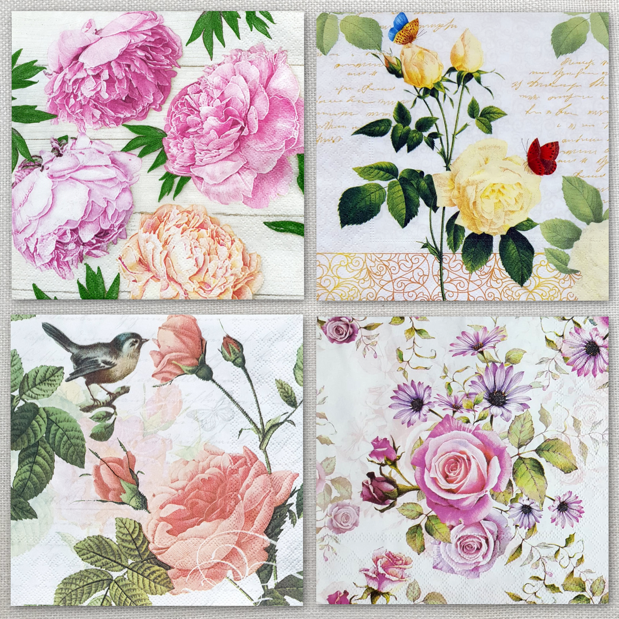 Decoupage Napkins - Set of 4 - (DN-5043)