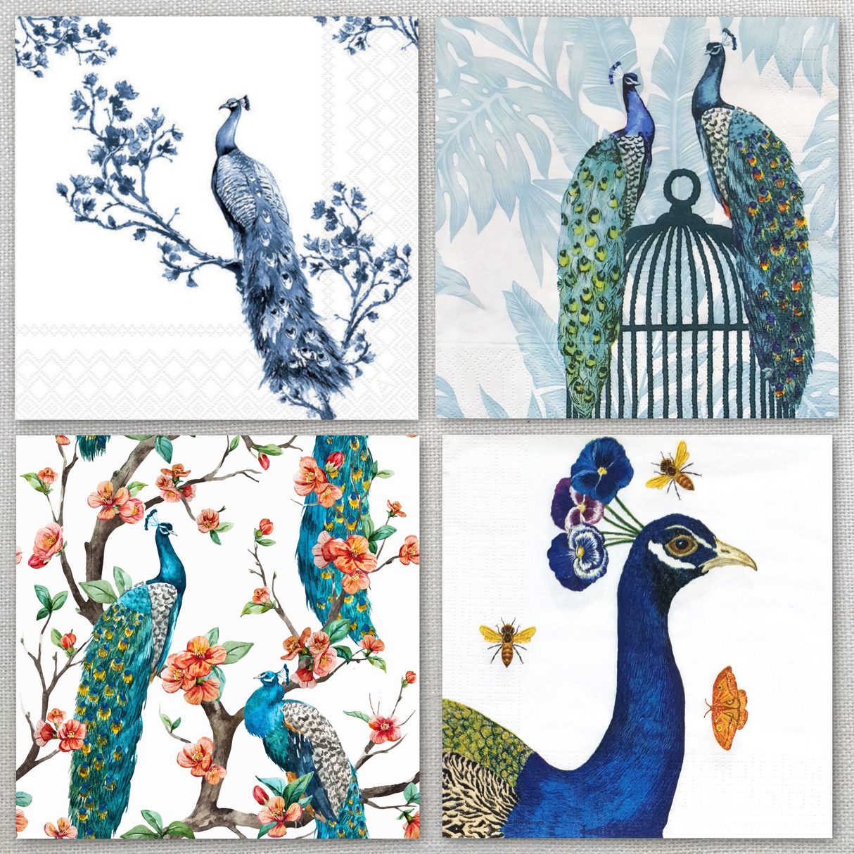 Decoupage Napkins - Set of 4 - (DN-5044)