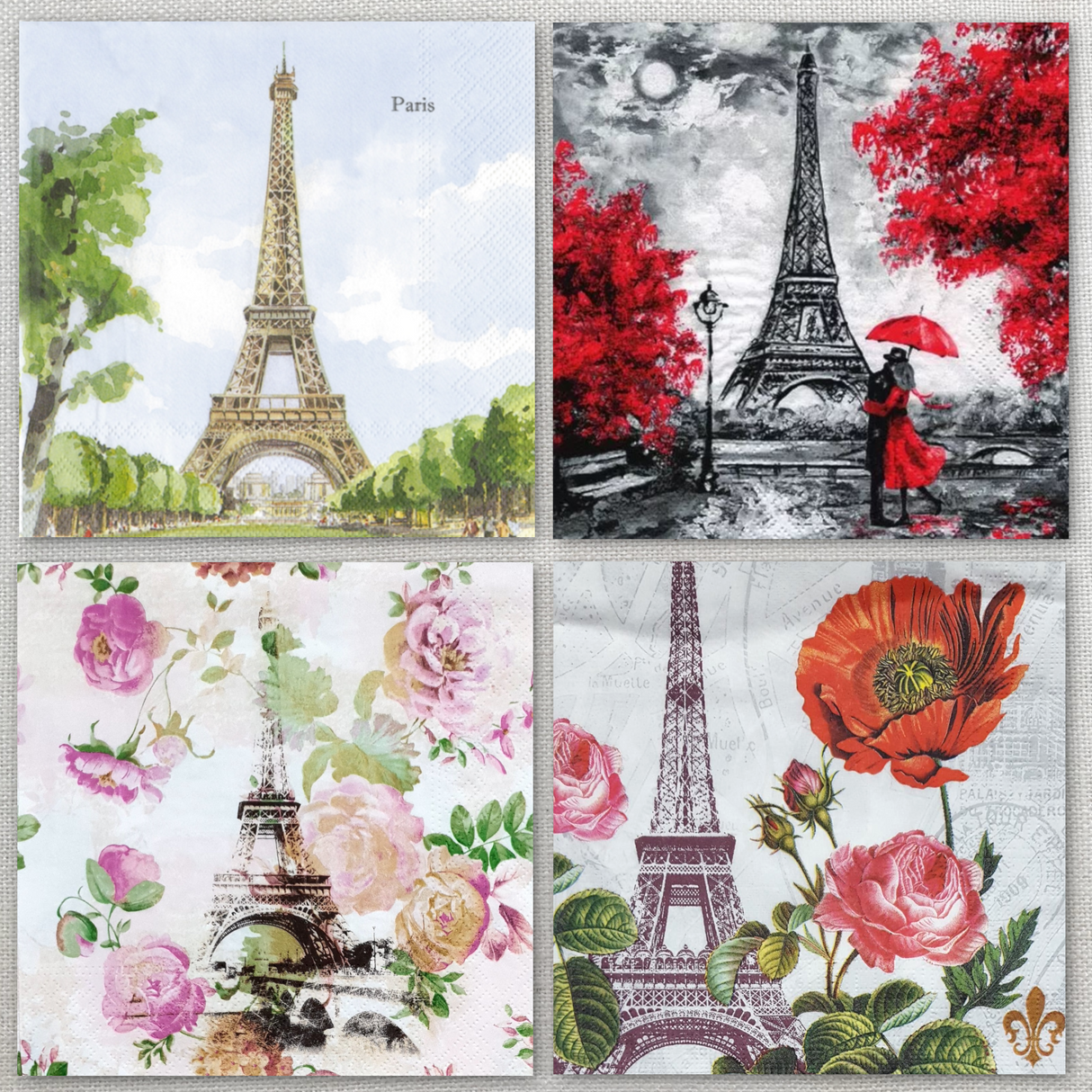 Decoupage Napkins - Set of 4 - (DN-5047)