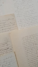 Antique French Script Bundle - 6101