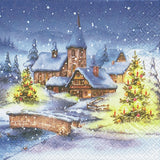 Decoupage Napkin - (DN-8825) - Christmas Village