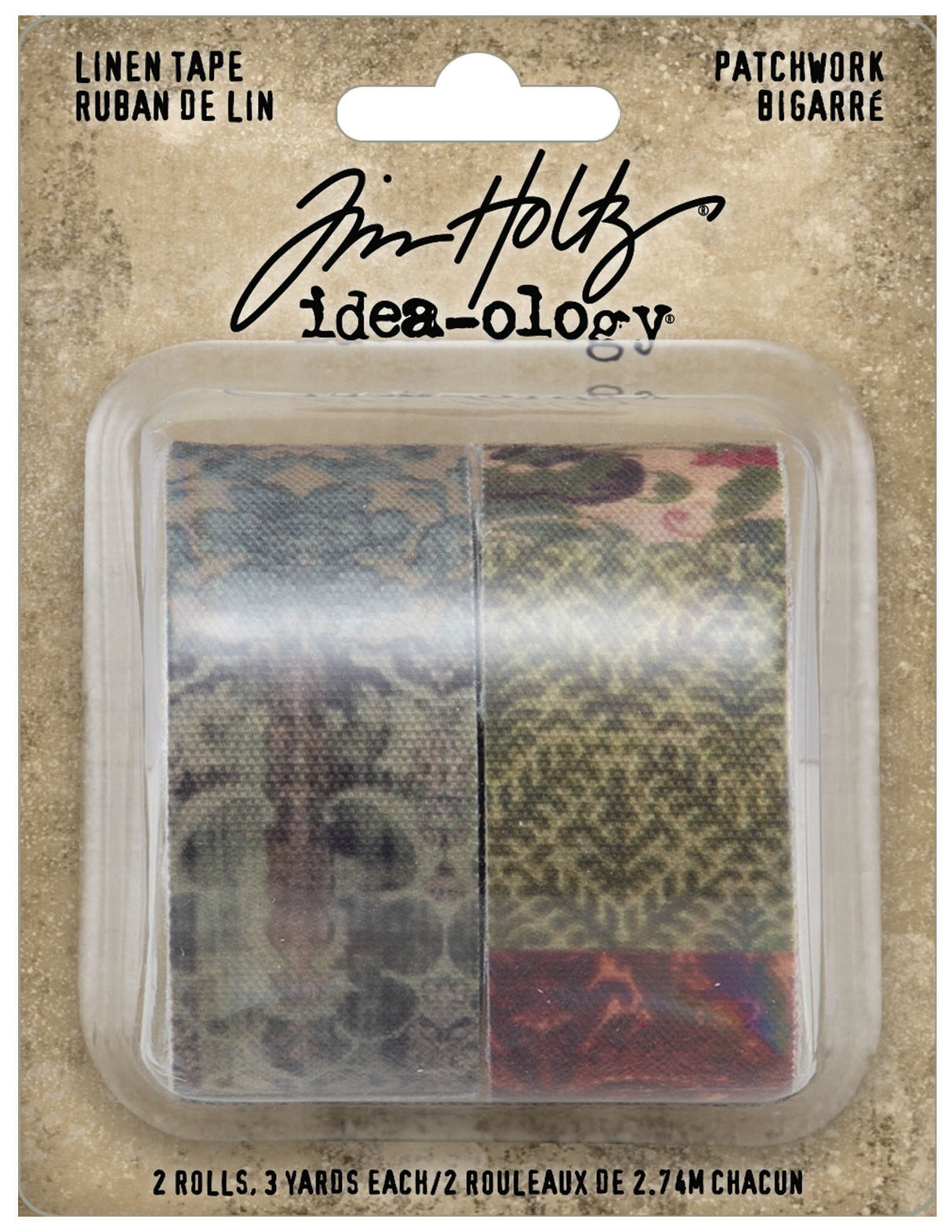 Tim Holtz - idea-ology - Linen Tape - Patchwork