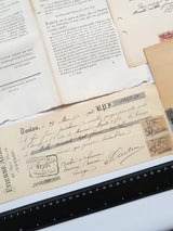 Authentic Antique French Ephemera Bundle - 7001 - Picked at Random