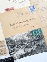 Authentic Antique French Ephemera Bundle - 7001 - Picked at Random