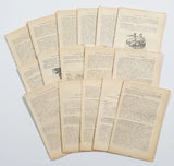 Authentic Antique French Uncut Bookpage - 7002 - Picked at Random