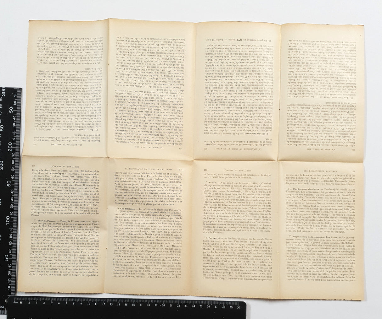 Authentic Antique French Uncut Bookpage - 7002 - Picked at Random