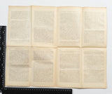 Authentic Antique French Uncut Bookpage - 7002 - Picked at Random