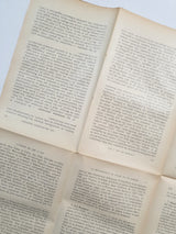 Authentic Antique French Uncut Bookpage - 7002 - Picked at Random