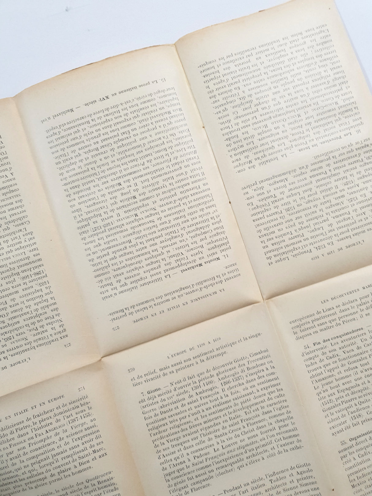 Authentic Antique French Uncut Bookpage - 7002 - Picked at Random