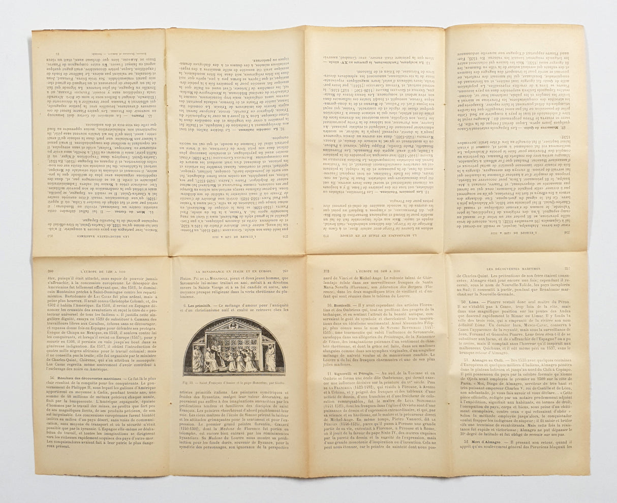 Authentic Antique French Uncut Bookpage - 7002 - Picked at Random