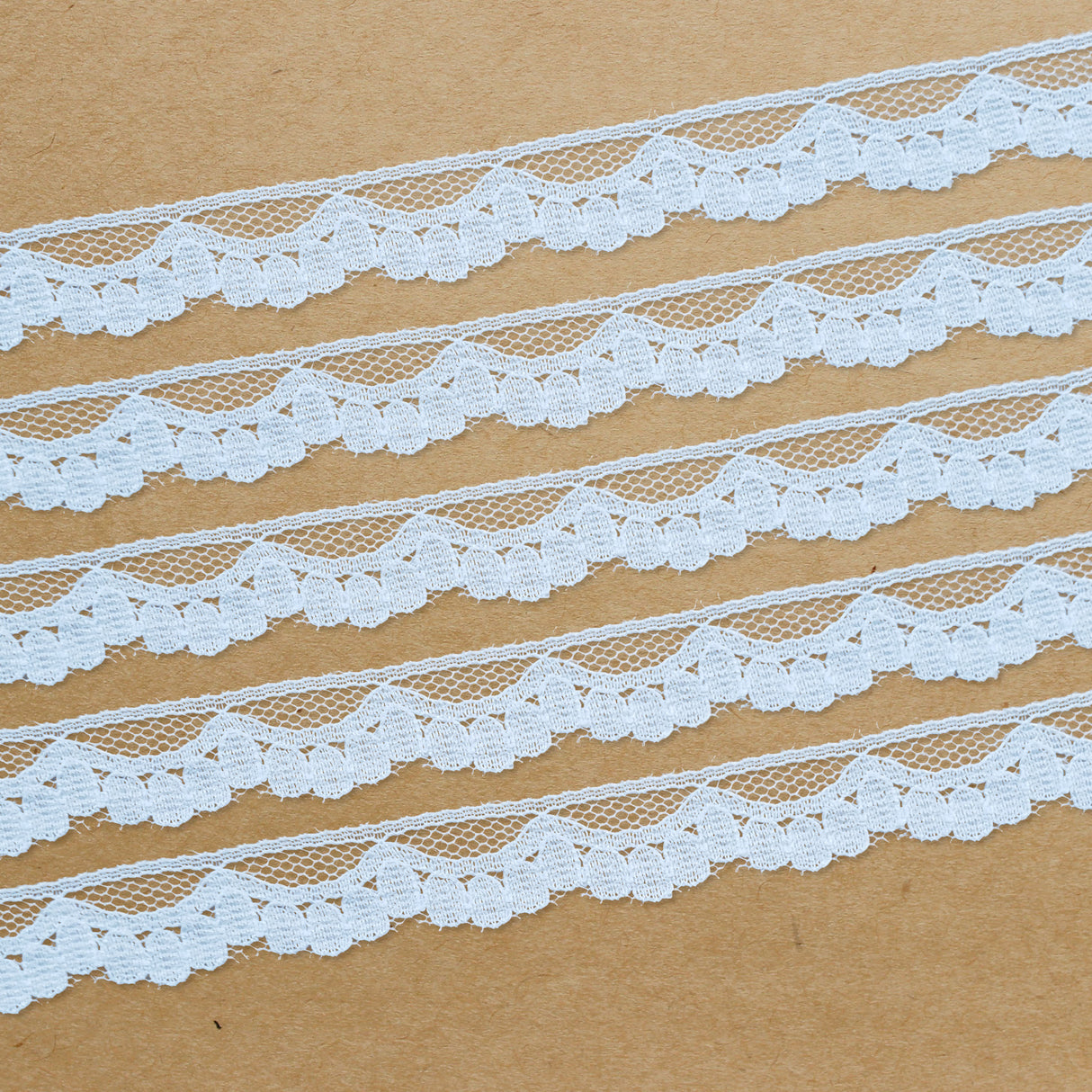 Lace Trim Pack - 7010 - Pale Blue - 5 Meter Pack
