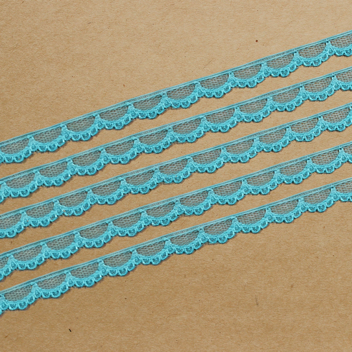 Lace Trim Pack - 7049 - Blue Aqua - 5 Meter Pack