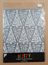 Glitter Printed Cardstock - 21cm x 27cm - 7057