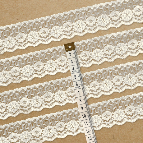 Lace Trim Pack - 5m - Light Cream -7069