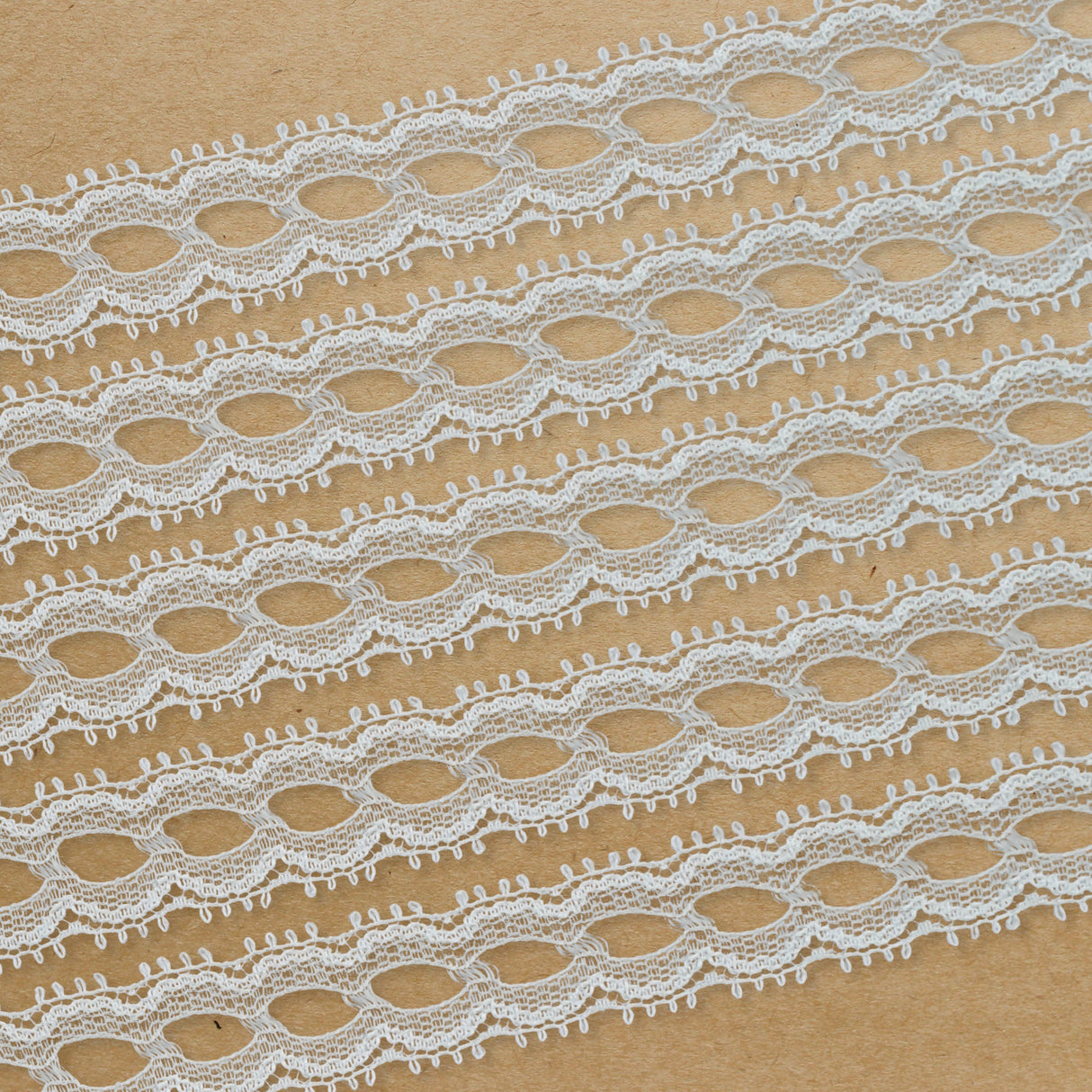 Lace Trim Pack - 7075 - Cream - 5 Meter Pack