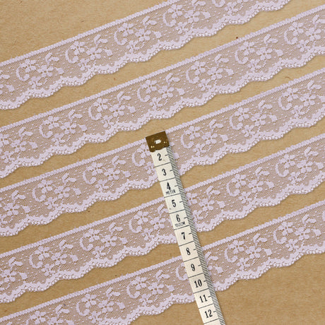 Lace Trim Pack - 7082 - Light Pink - 5 Meter Pack