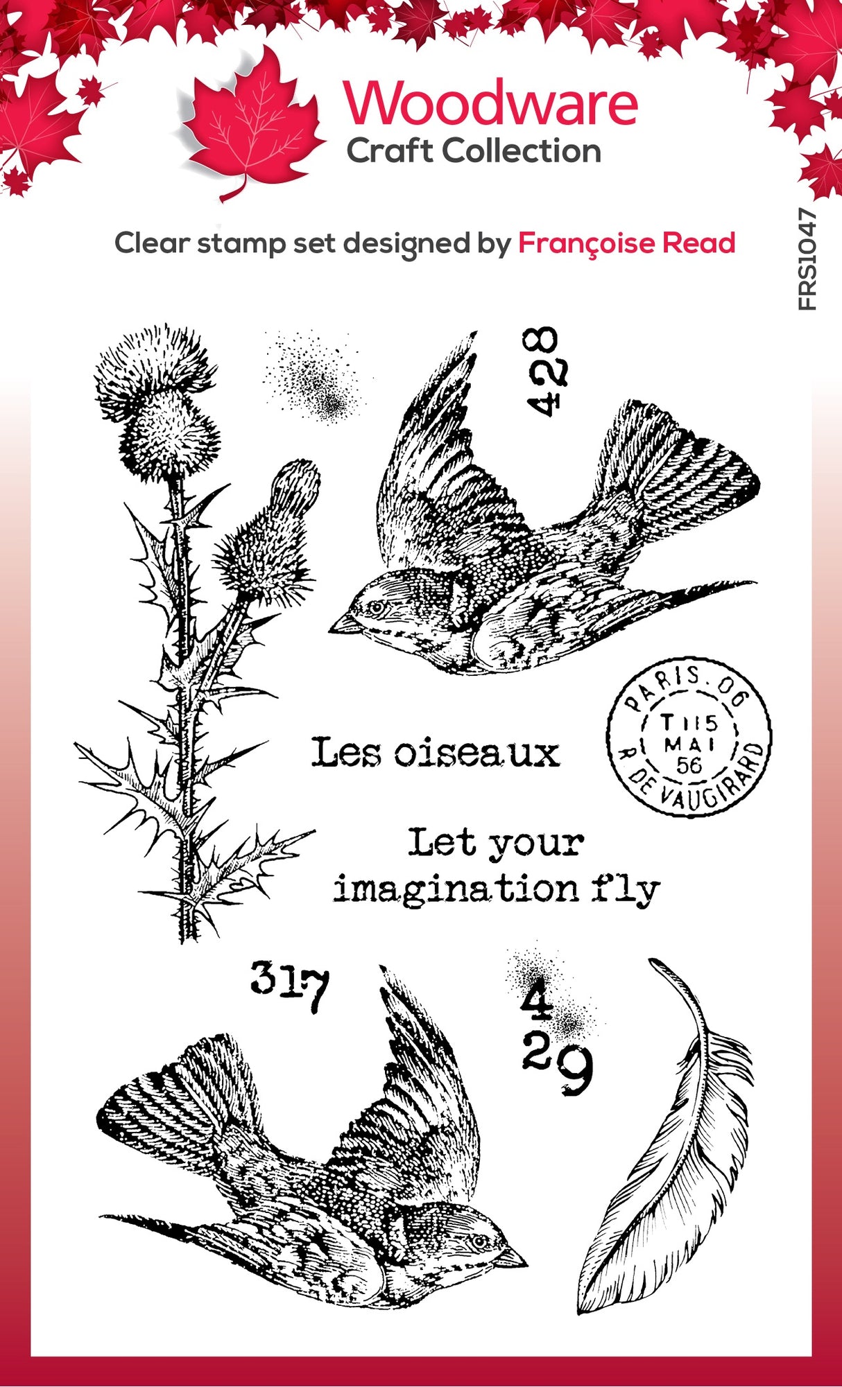 Woodware - Flying Birds - Stamp Set